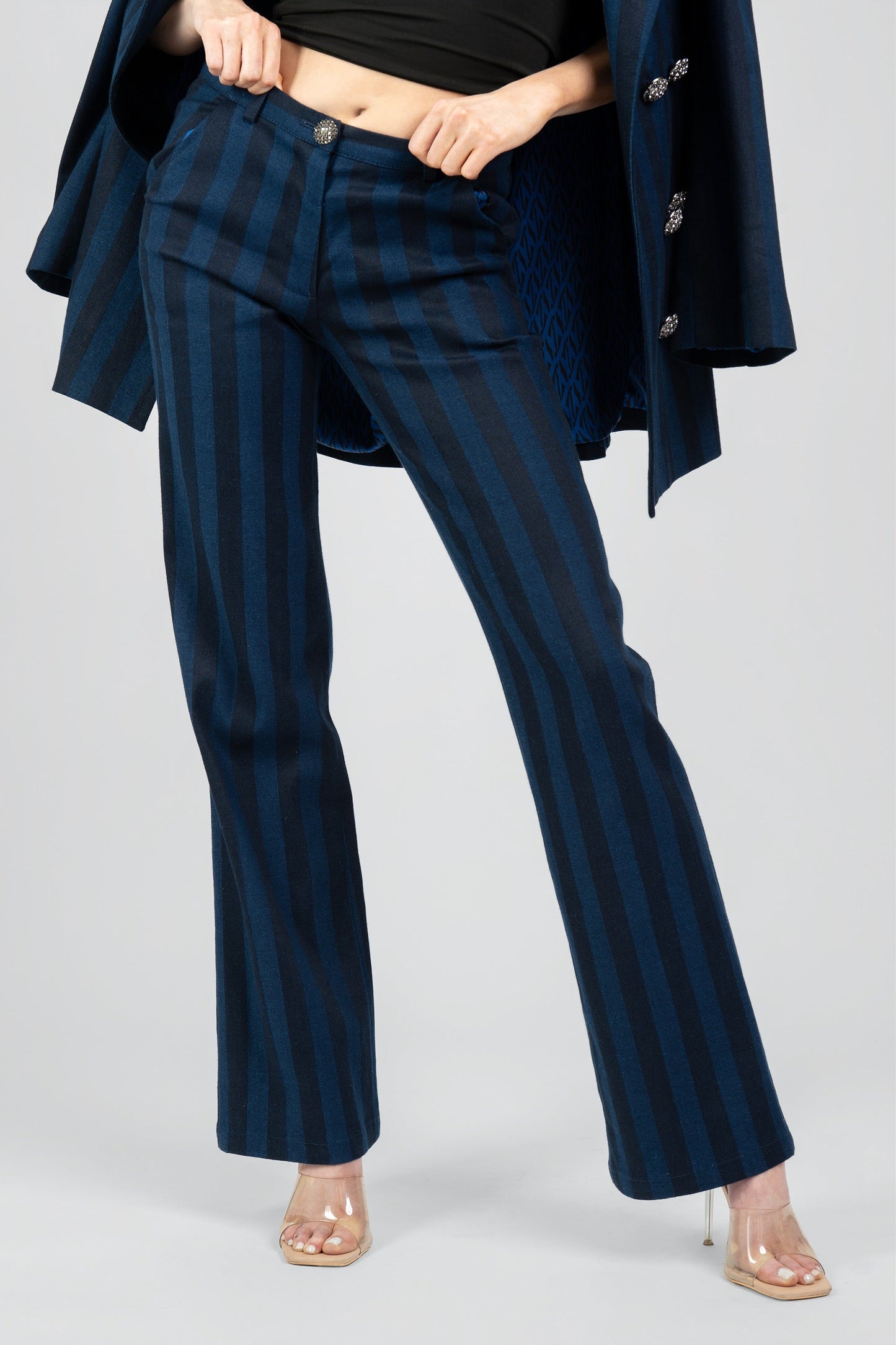 Ramona Striped Tailored Pants