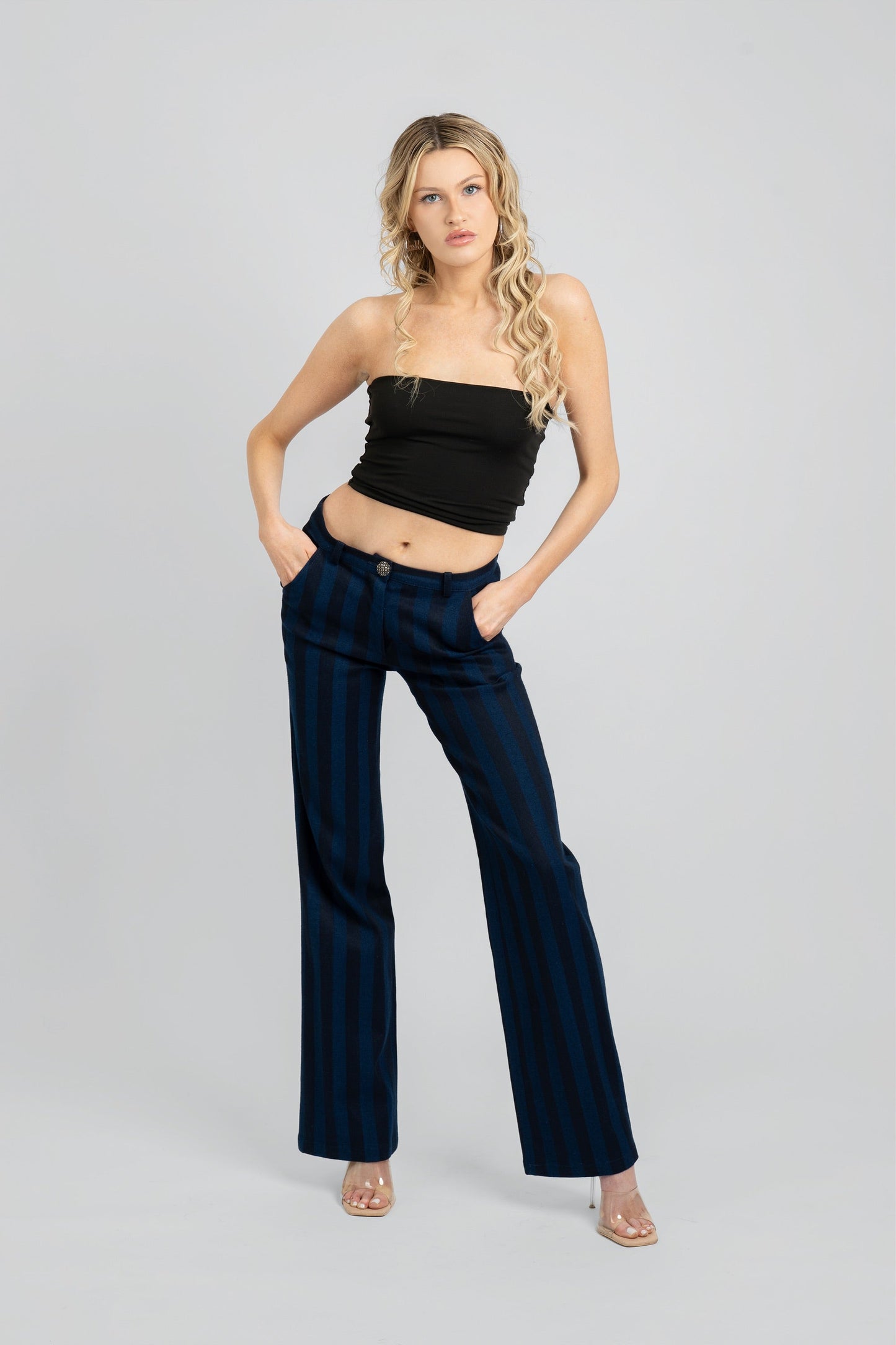 Ramona Striped Tailored Pants