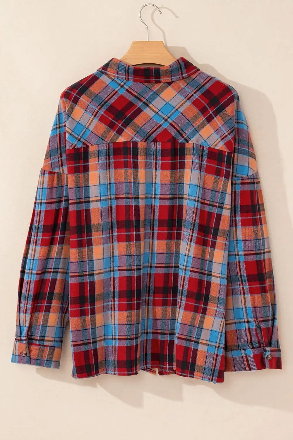 Women's Plaid Button-Up Shirt - Plus Size Western - Fall Fashion