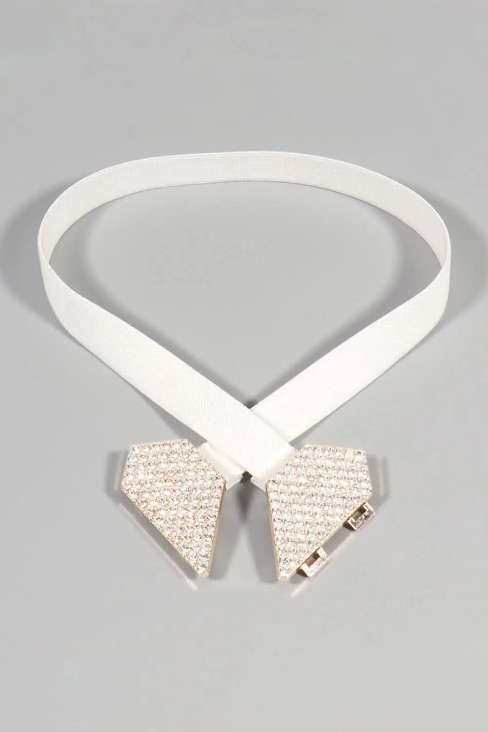 Belt - Rhinestone Heart Buckle - Fashion Accessory