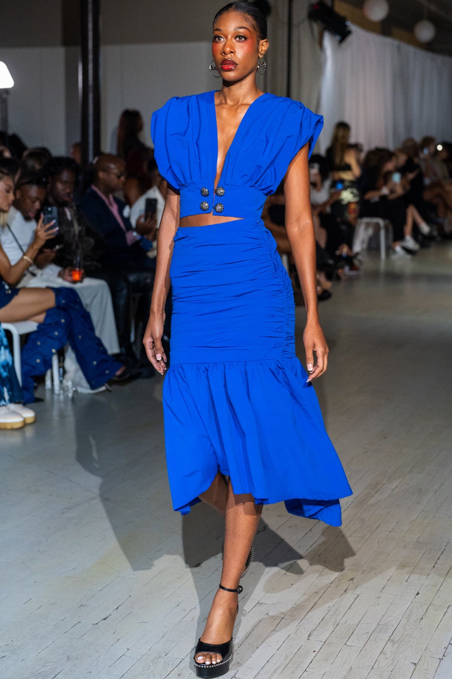 Rosalie Ruched Bubble Skirt