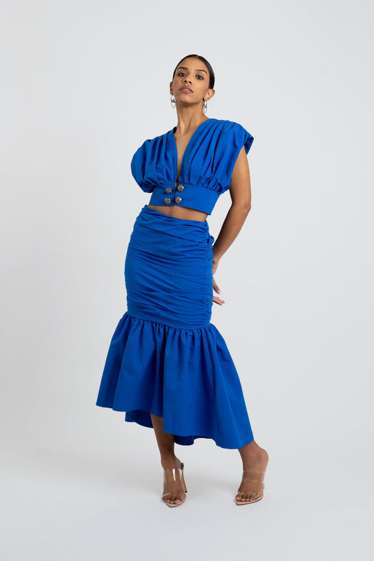 Rosalie Ruched Bubble Skirt