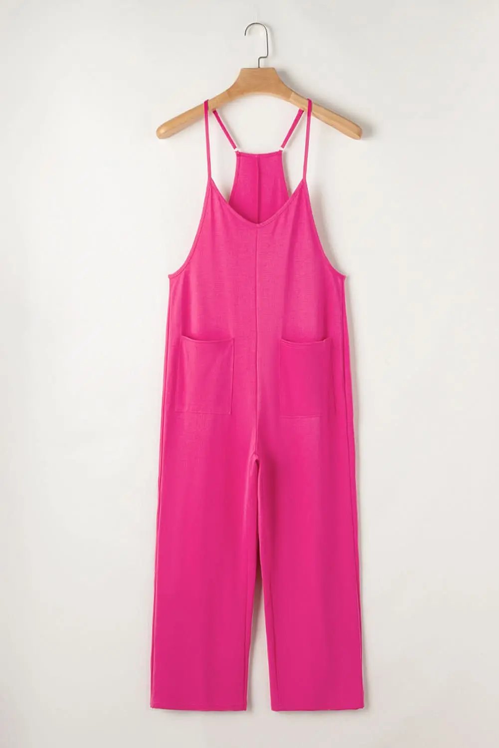 Women's Romper - Pocketed & Adjustable Straps - Rose Daily Jumpsuit