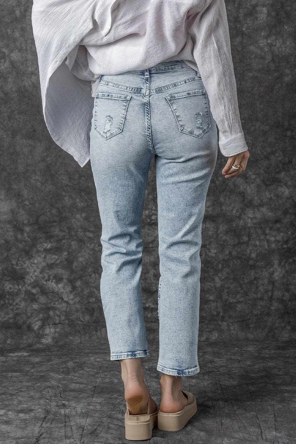 Trendsi Jeans & Denim - Rugged chic high rise jeans