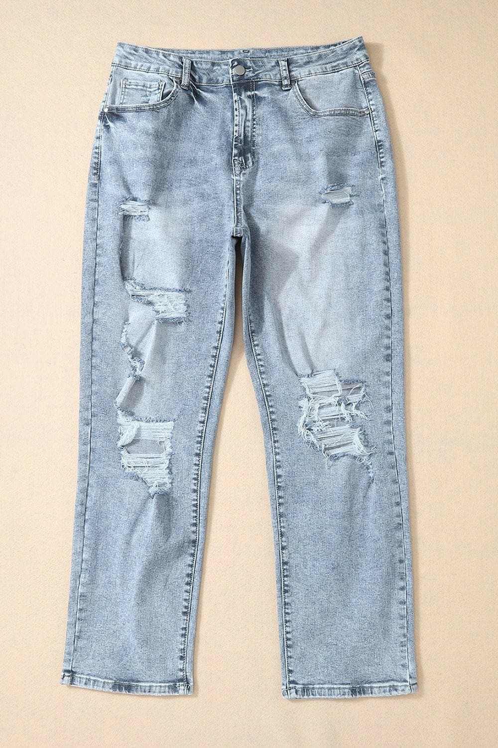 Trendsi Jeans & Denim - Rugged chic high rise jeans