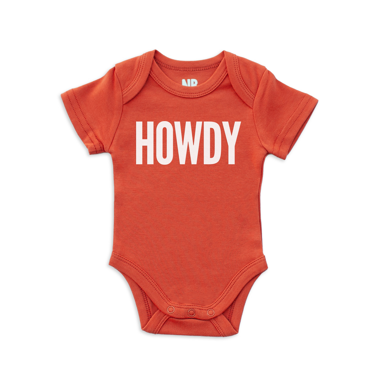 HOWDY Bold Onesie