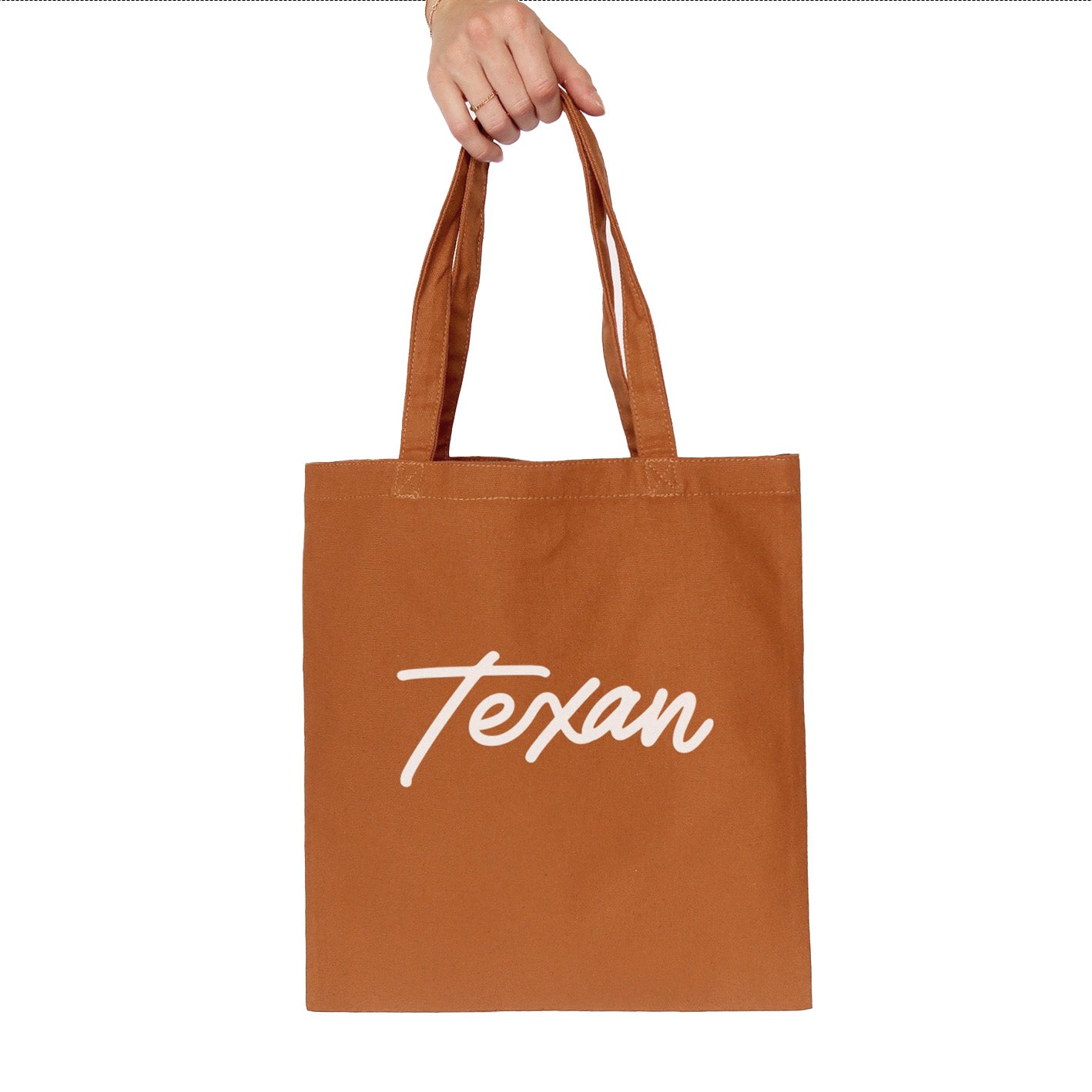 Texan Cursive Tote Bag
