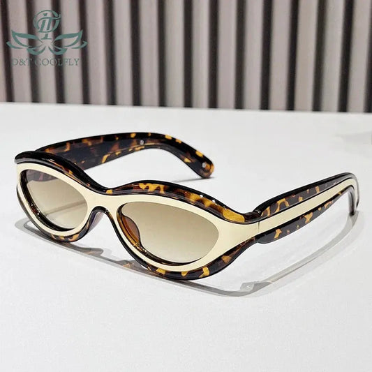 Sexikinis Swim Oval Cat Eye Sunglasses Women's Fashion Sun Protection Shades