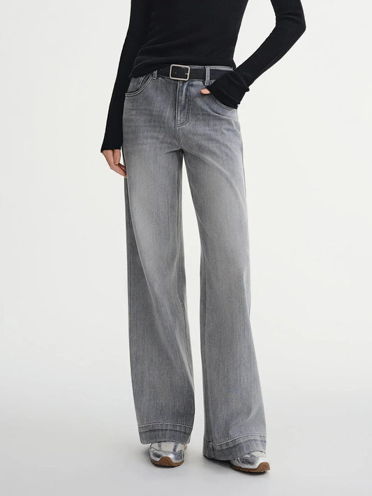Loran Plus-Size High-Rise Straight-Leg Jeans