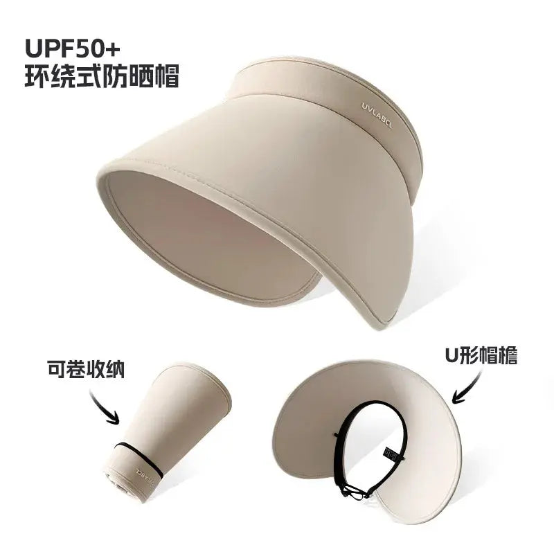 Sexikinis Swim Wide Brim Sun Visor Women's Summer Hat - UV Protection