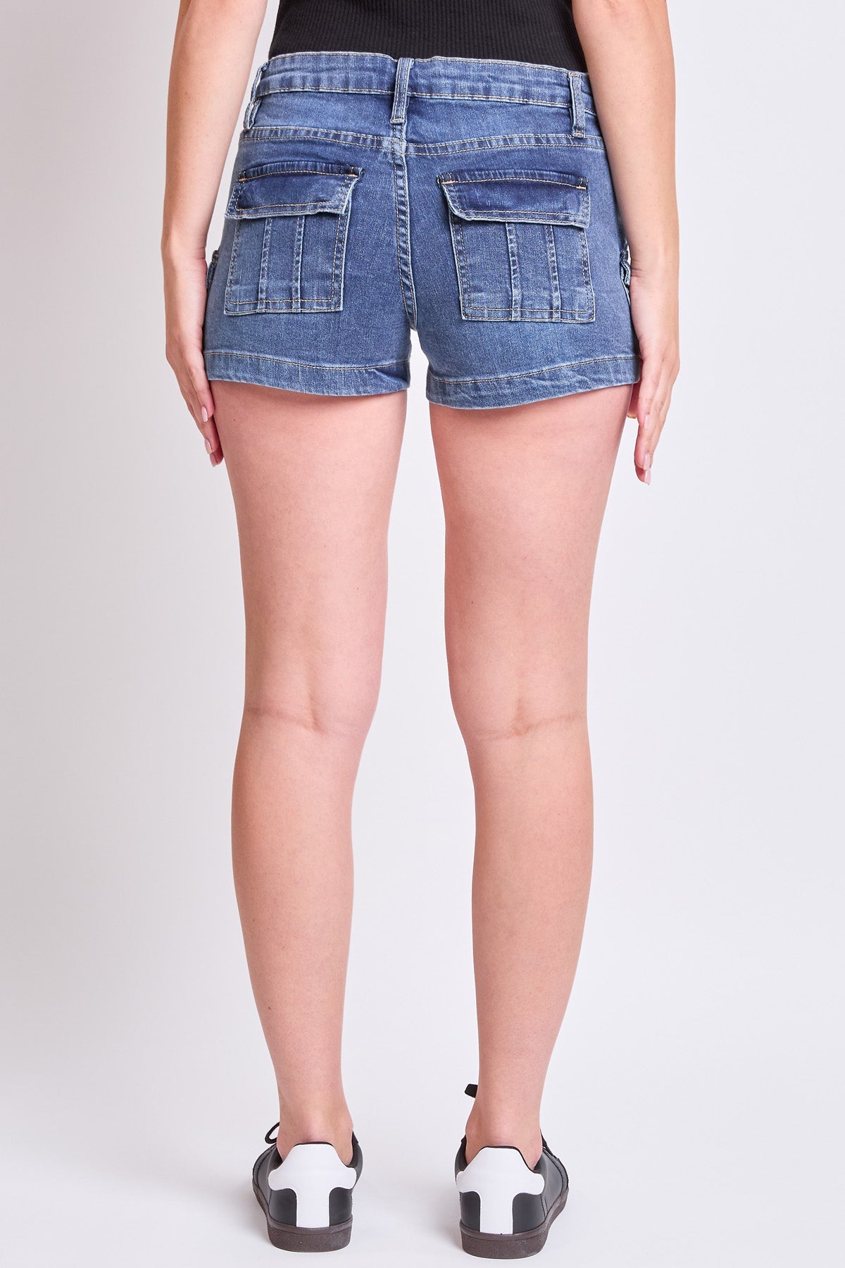 Women's Denim Cargo with D-Ring Detail Shorts