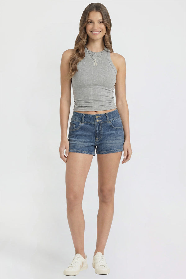 Women's Low Rise 90's Flap Pockets Shorts