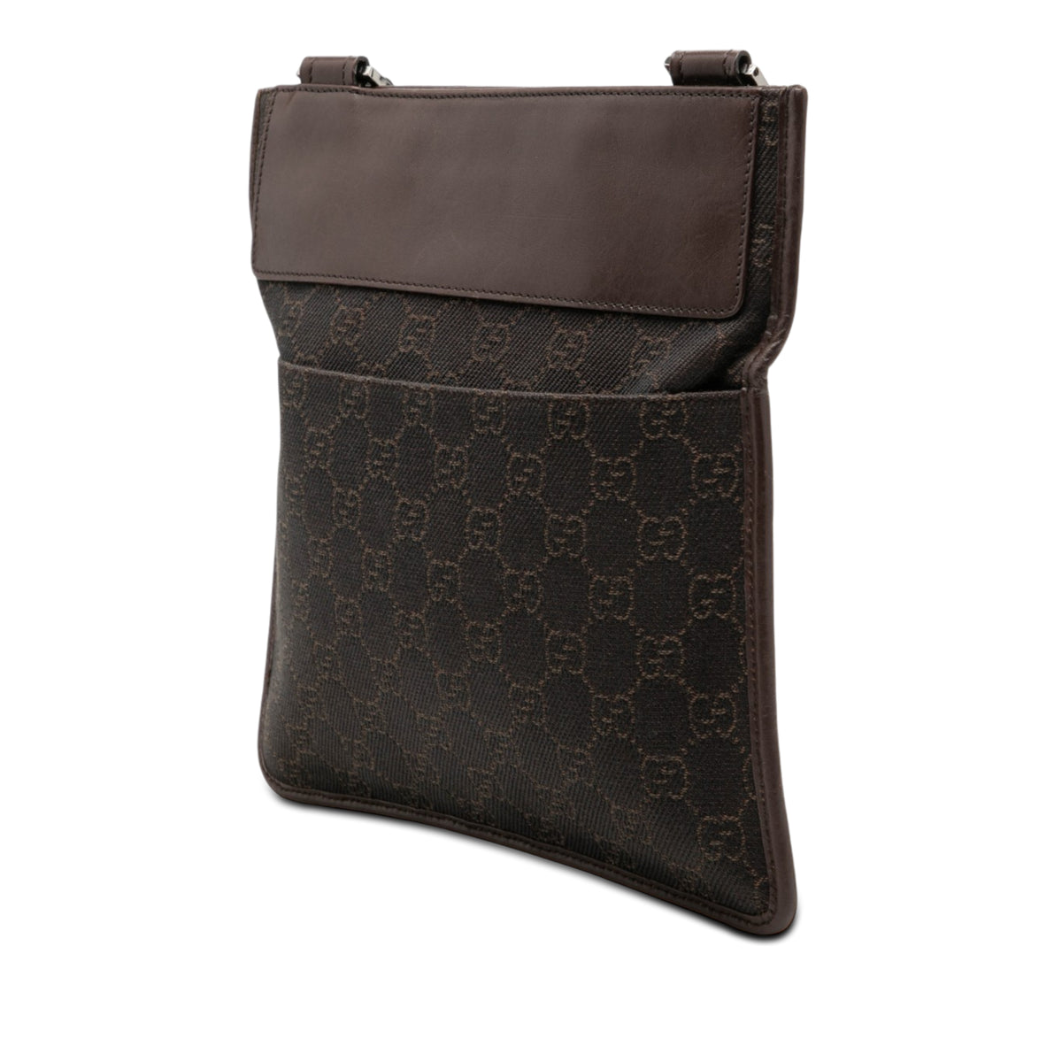 Crossbody Bag GG Denim Brown (Pre-Owned)