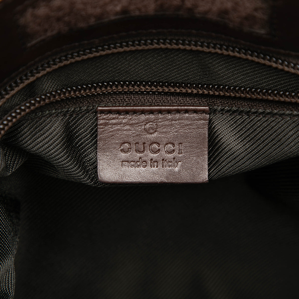 Crossbody Bag GG Denim Brown (Pre-Owned)