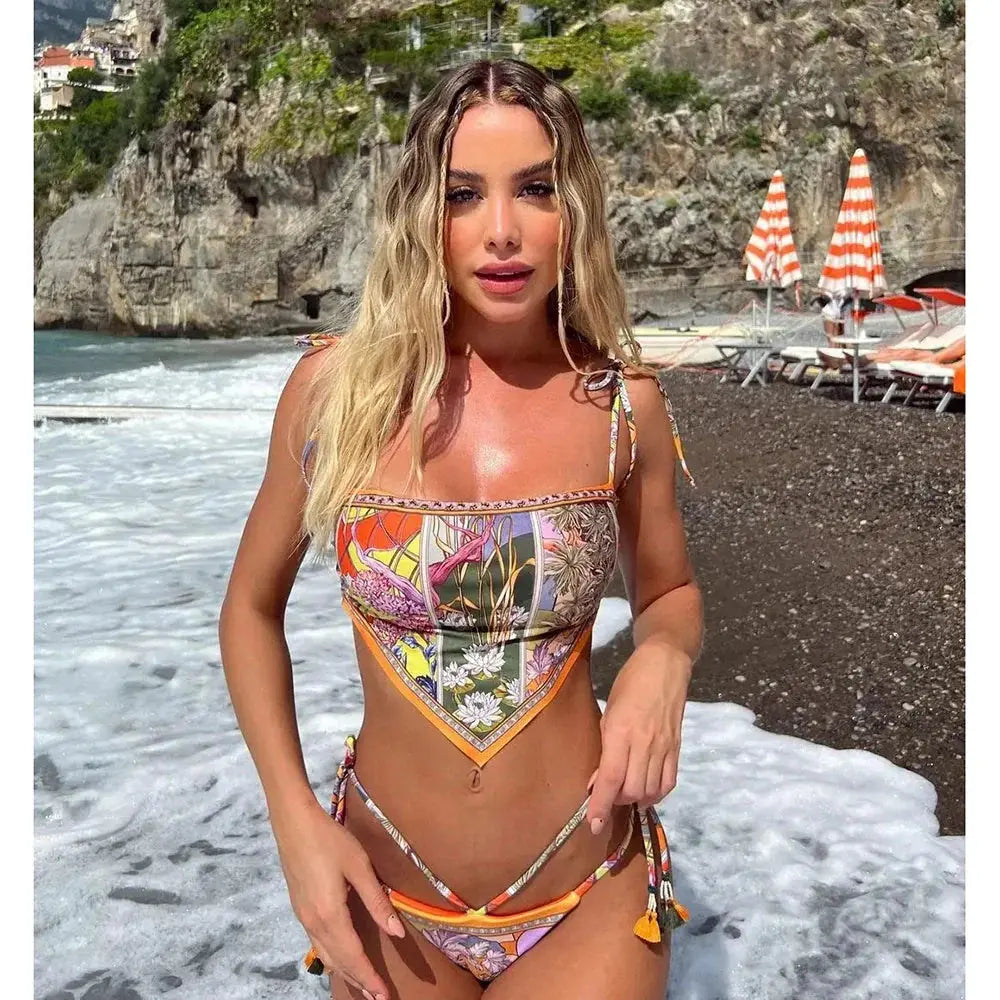 Sexikinis Swim Gemma Two-Piece Women's Swimsuit Beachwear Set - Flattering Fit, Premium Quality