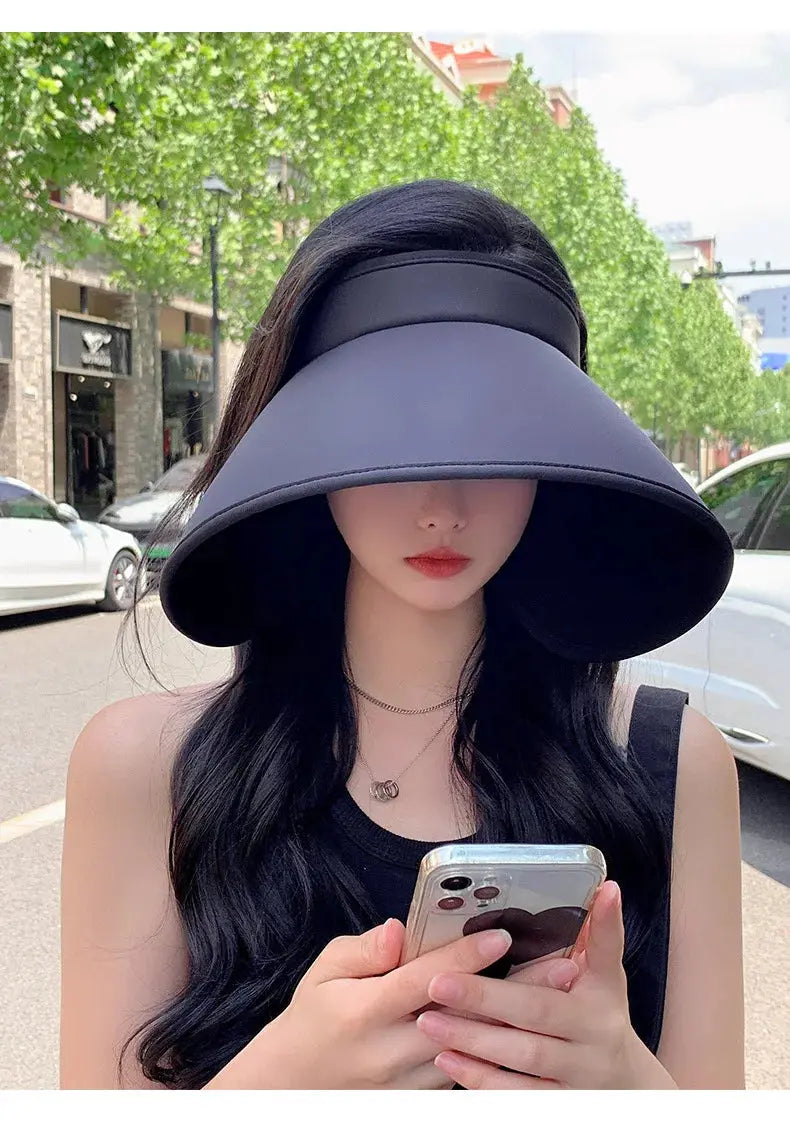 Sexikinis Swim Wide Brim Sun Visor Women's Summer Hat - UV Protection