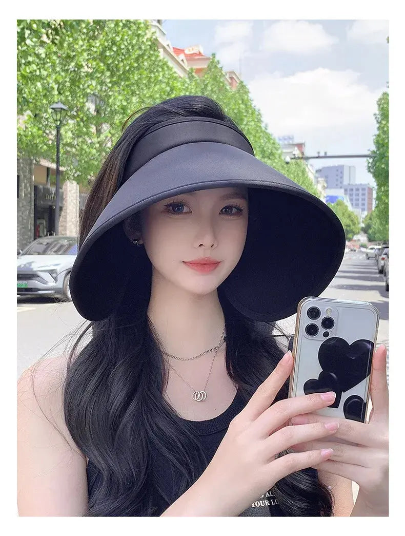 Sexikinis Swim Wide Brim Sun Visor Women's Summer Hat - UV Protection