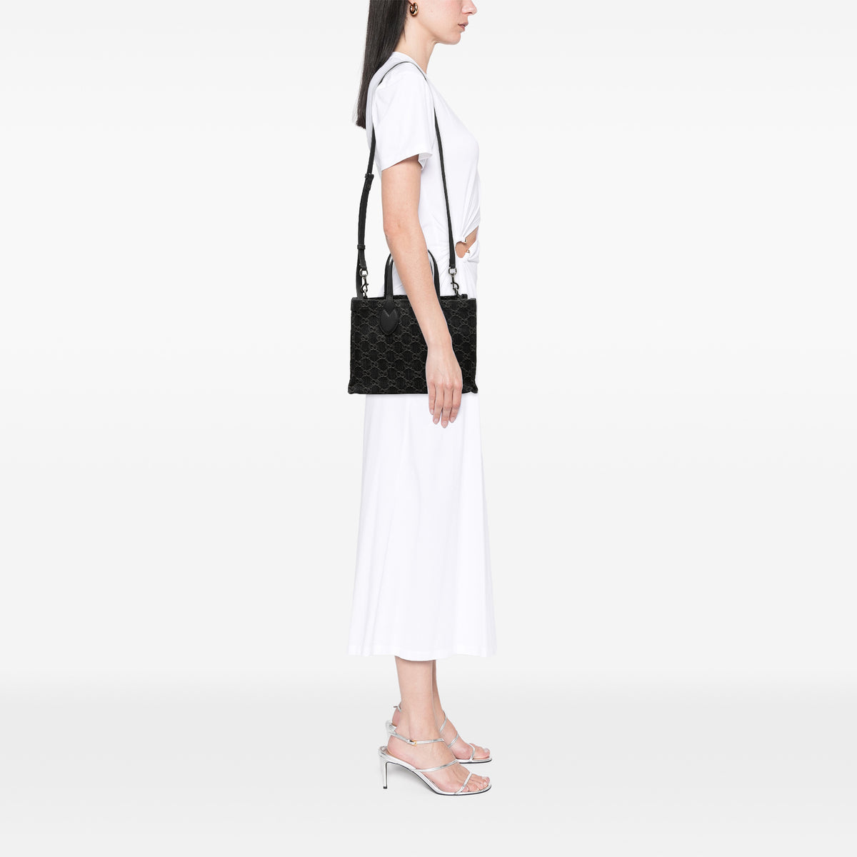 Tote Bag Ophidia GG Denim (Pre-Owned)