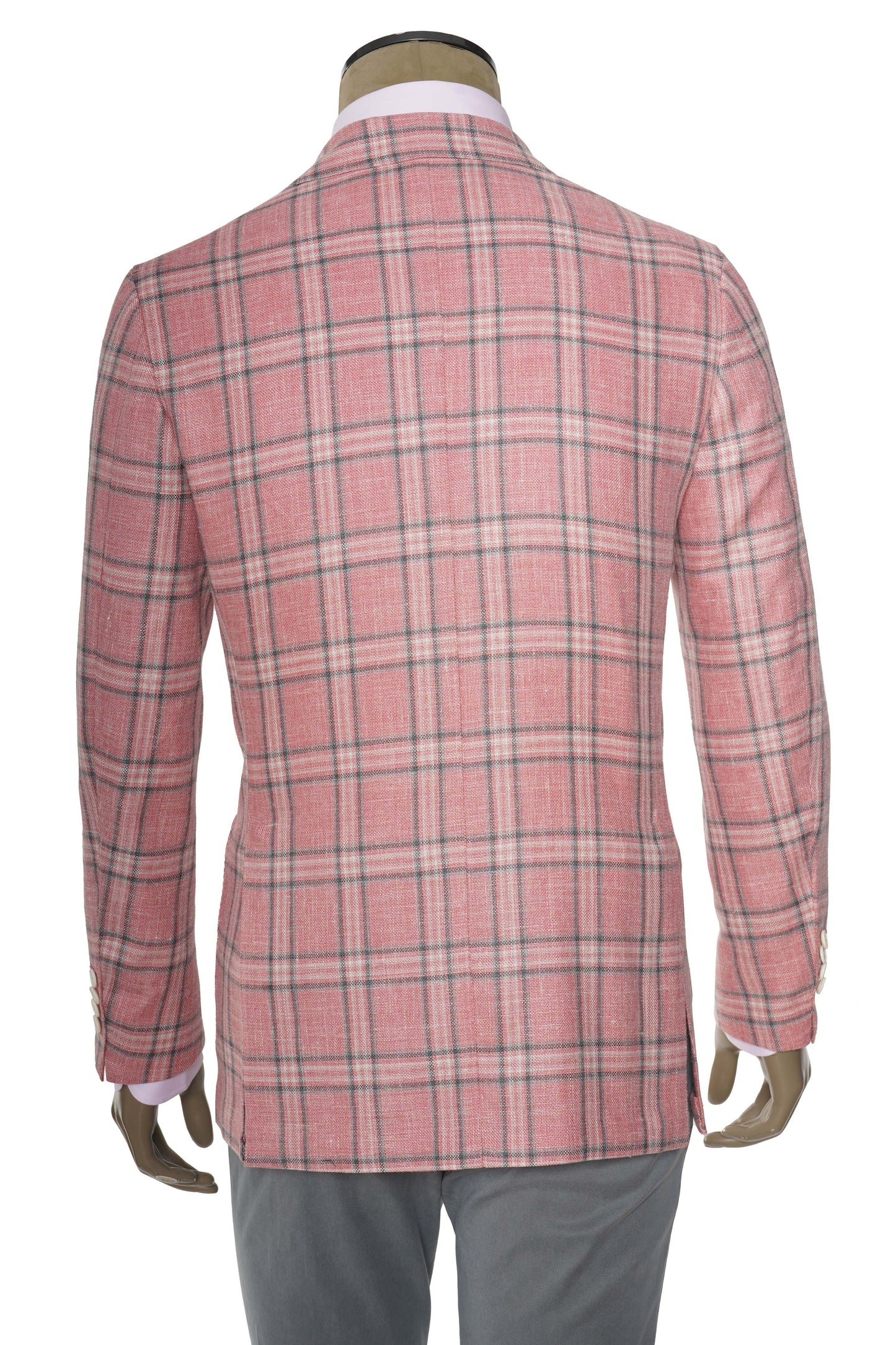 Sartorio Double-Windowpane Virgin Wool-Silk Sport Jacket