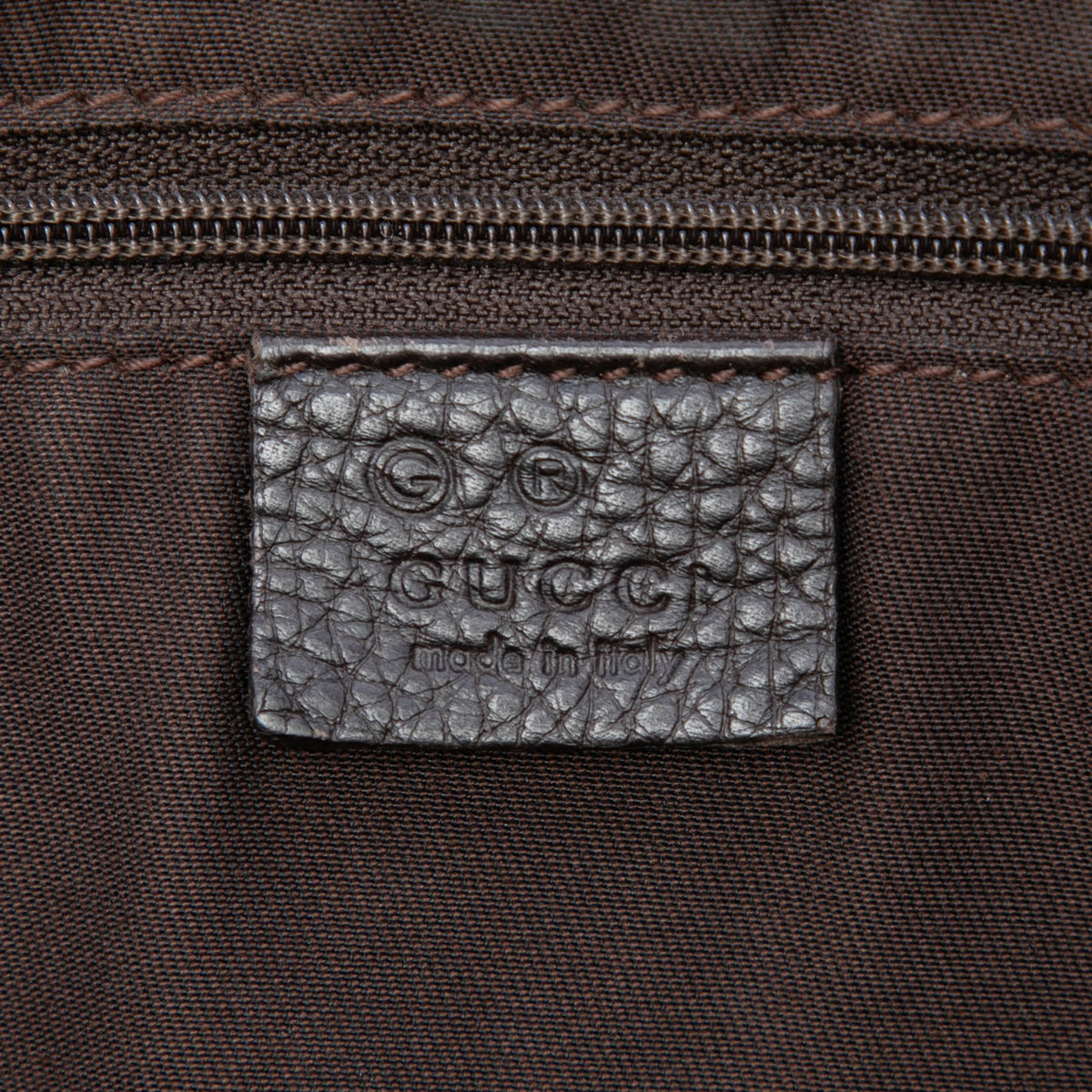 Tote Bag Abbey D-Ring Denim Brown (Pre-Owned)