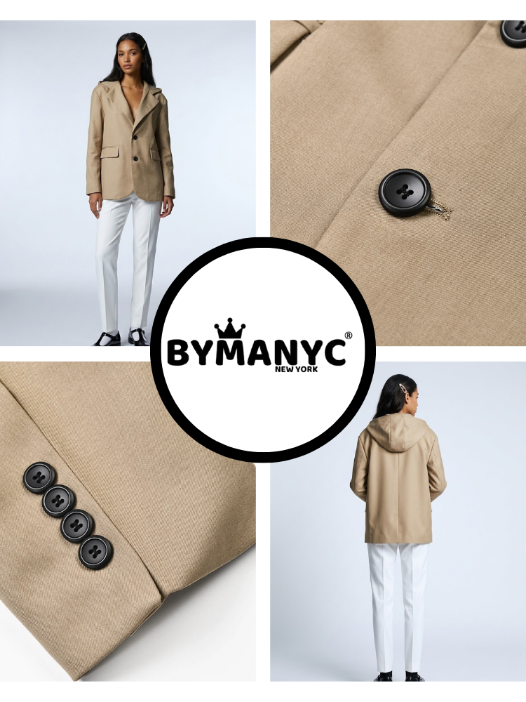 SOHO Hooded Tailored Blazer | Modern BYMANYC ® New York