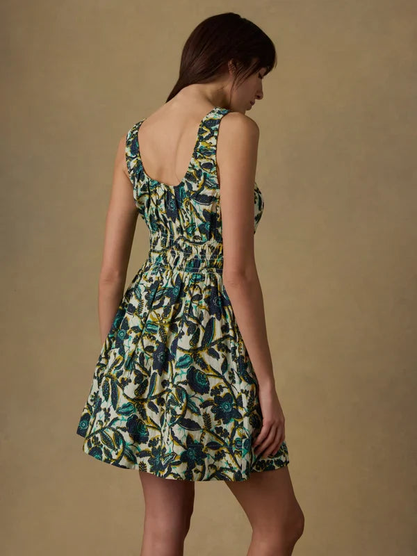 Faherty Montecito Linen Mini Dress