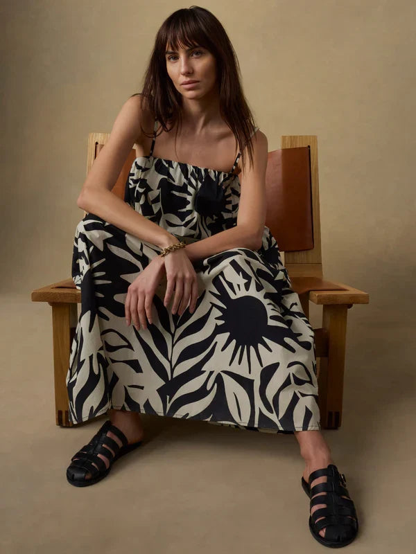 Faherty Coastal Poplin Kaua Dress