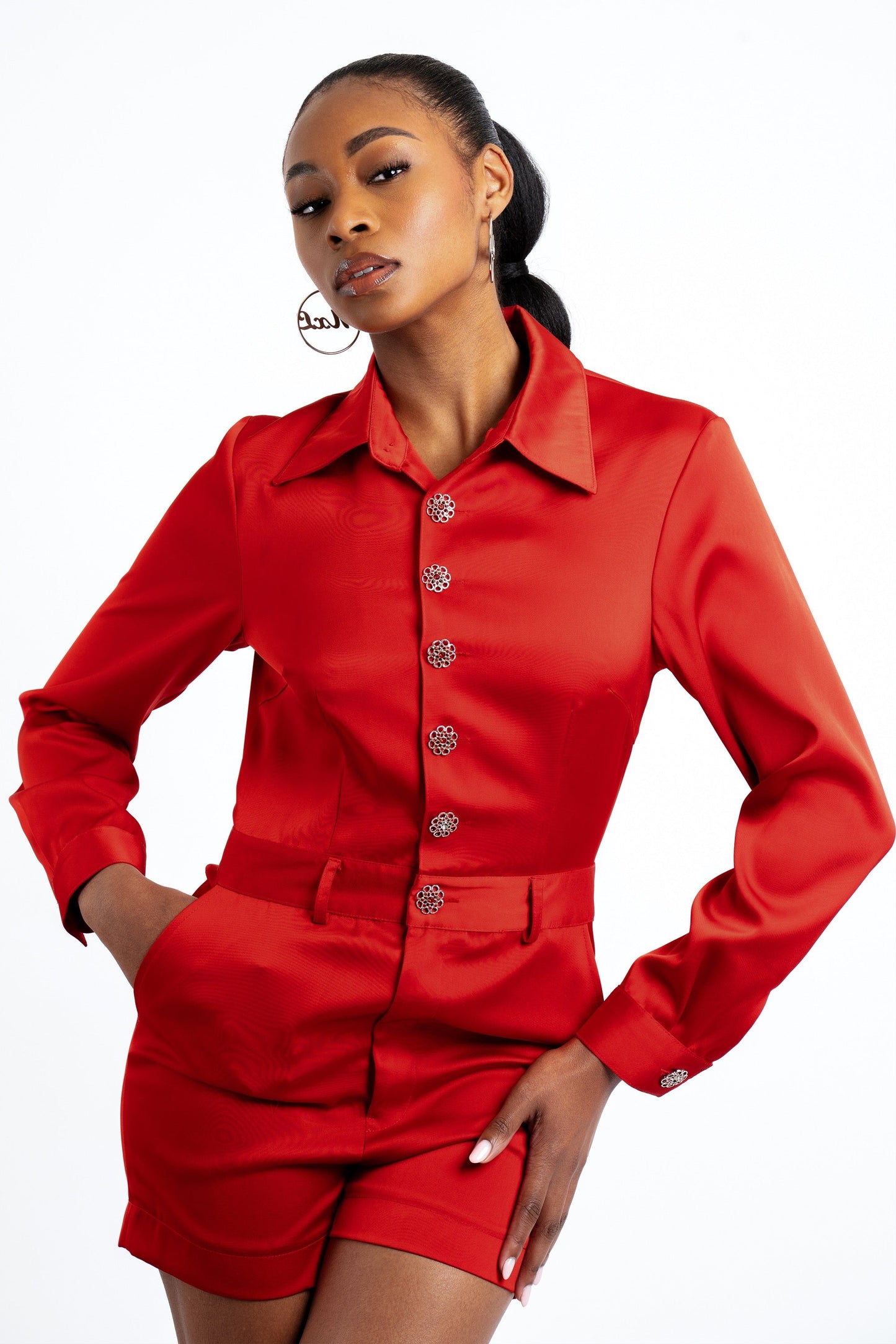 Valentina Tailored Short Romper