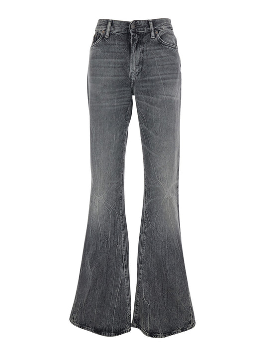 Bootcut Jeans in Grey