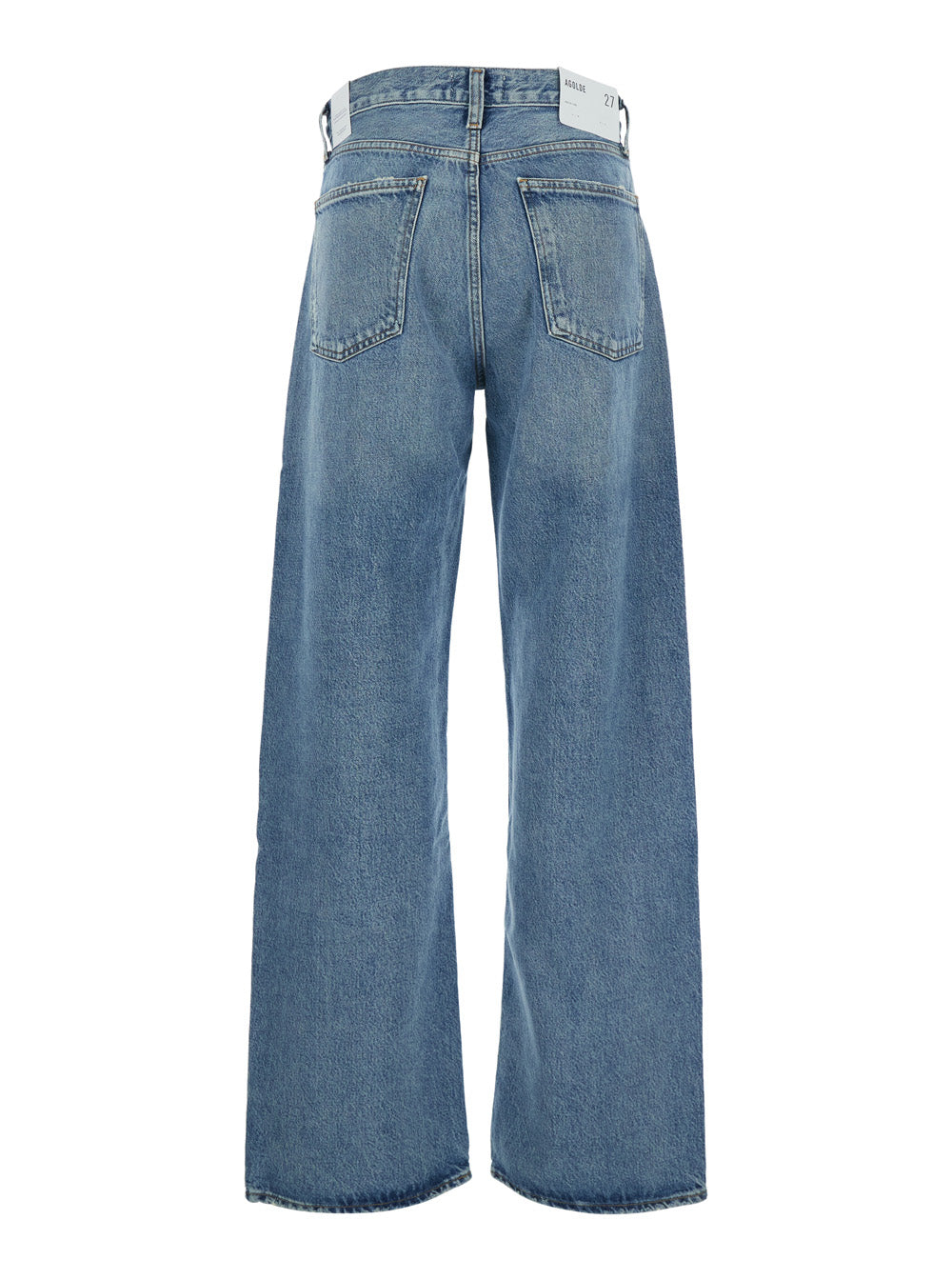 Jeans Asymmetrical Wide Leg Blue