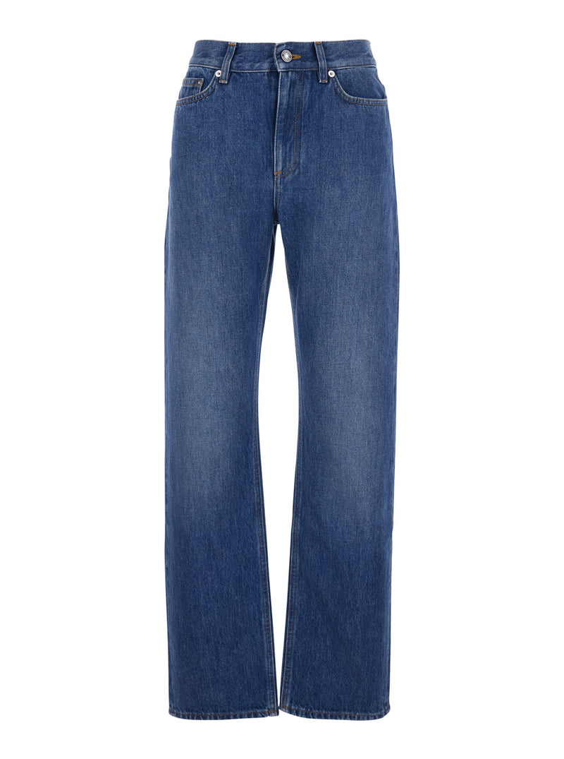 Jeans Five-Pocket Blue Denim