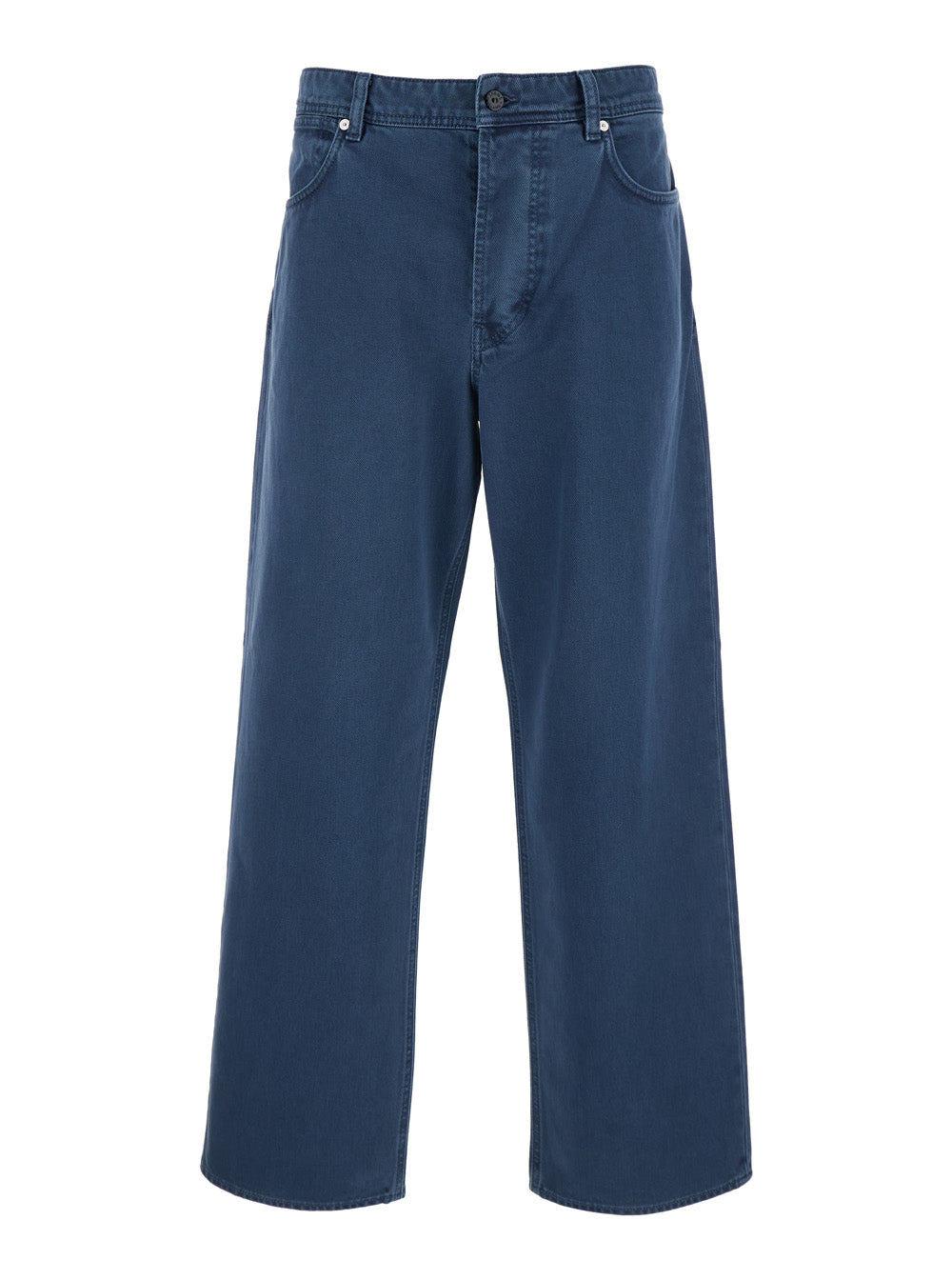 Relaxed Jeans with Contrast Stitching