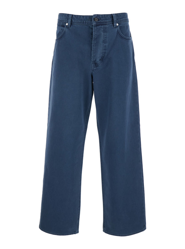 Relaxed Jeans with Contrast Stitching