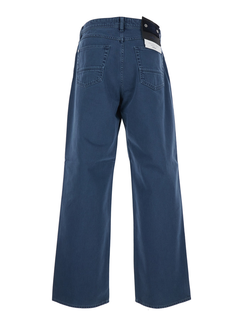 Relaxed Jeans with Contrast Stitching