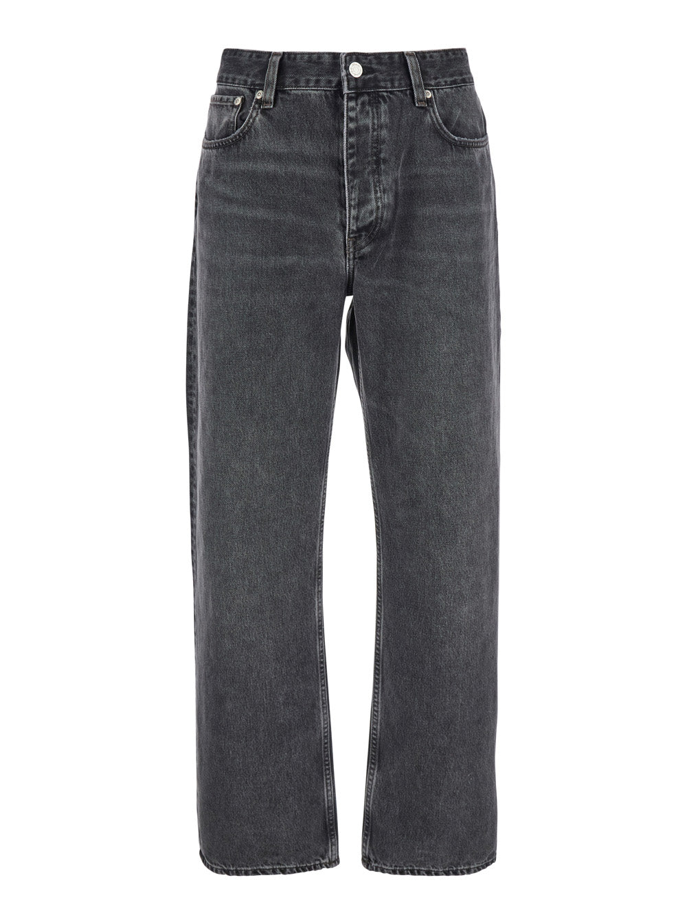 Organic Cotton Jeans in Washed Black