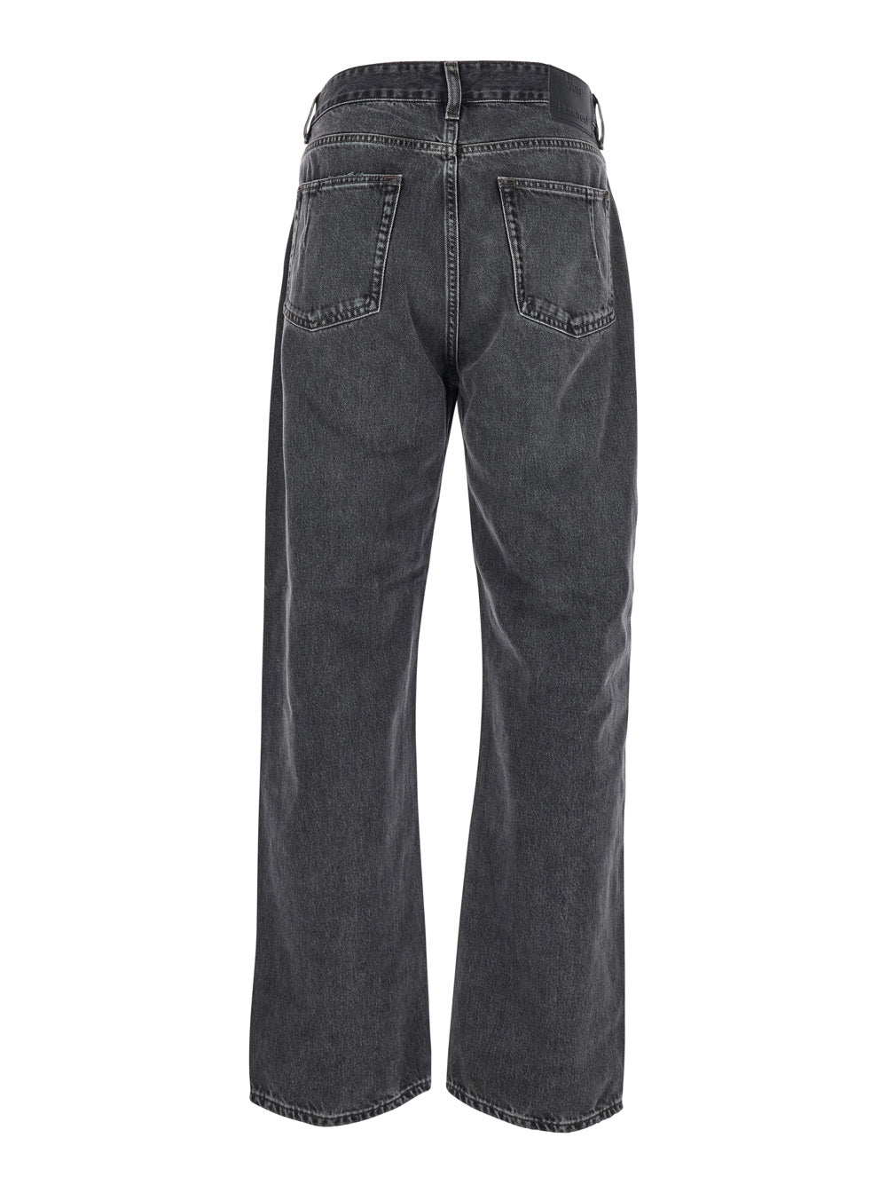Organic Cotton Jeans in Washed Black