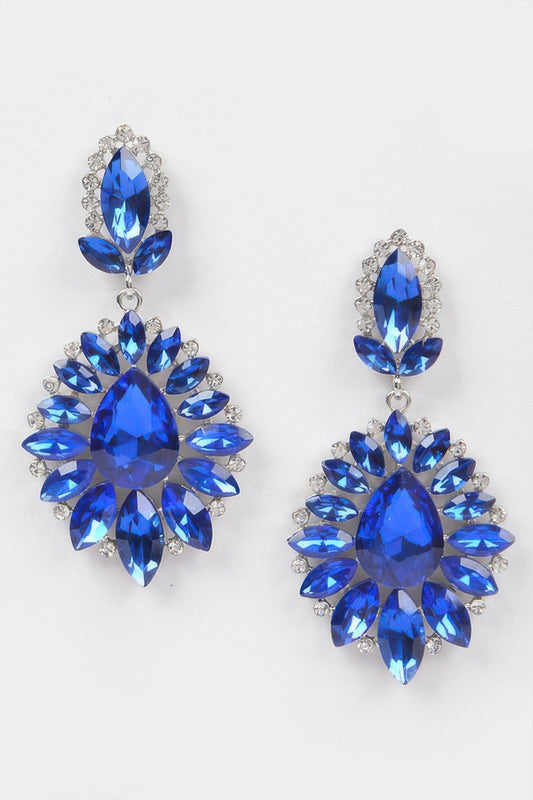 STARDUST Rhinestone Dangle Earring - New Collection Los Angeles - BYMANYC ® New York