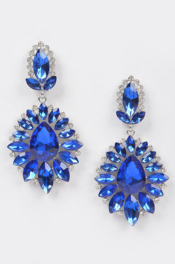 STARDUST Rhinestone Dangle Earring - New Collection Los Angeles - BYMANYC ® New York
