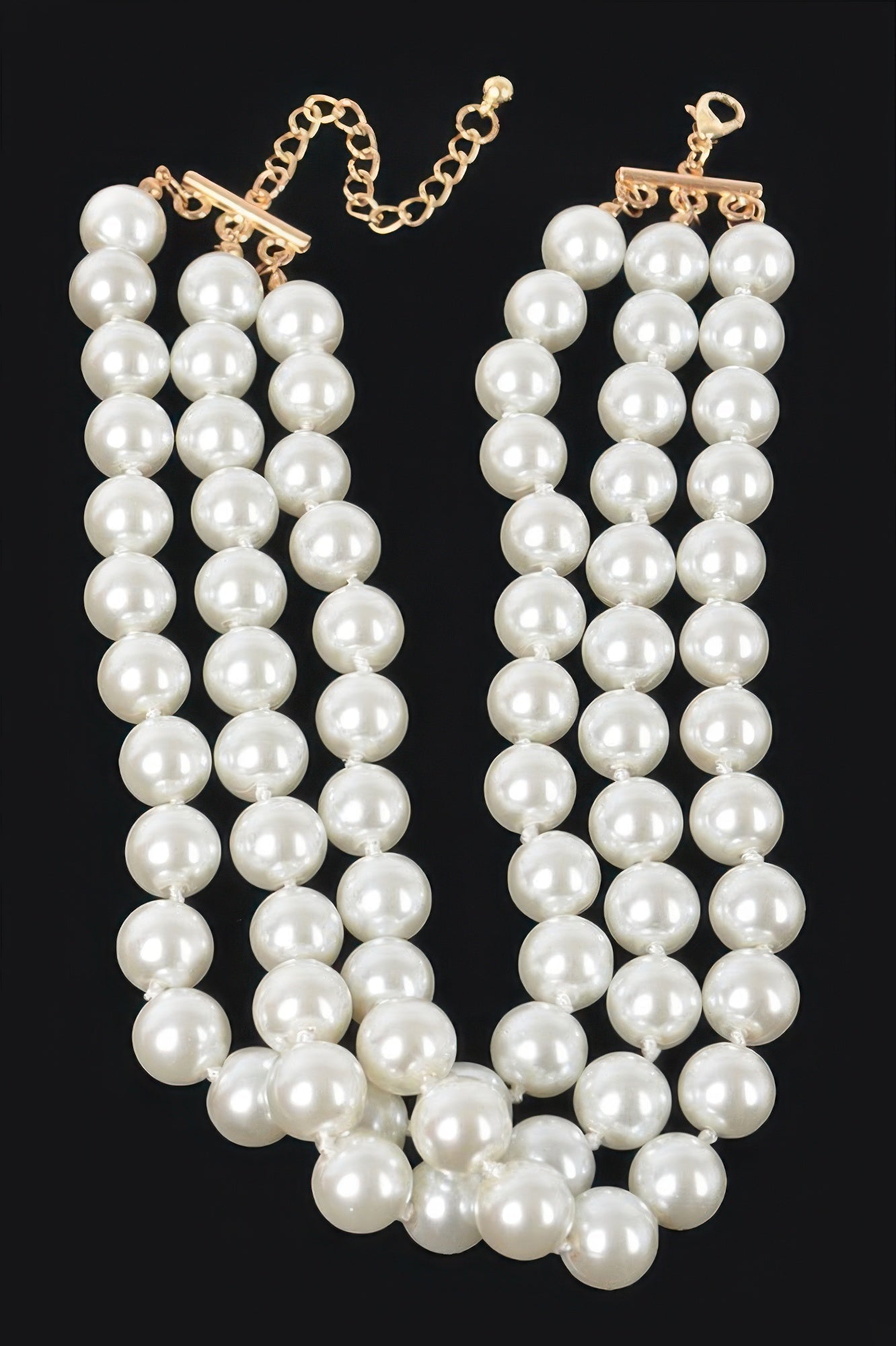 SUTTON PLACE Faux Pearl Necklace & Earring Set: BYMANYC ® New York