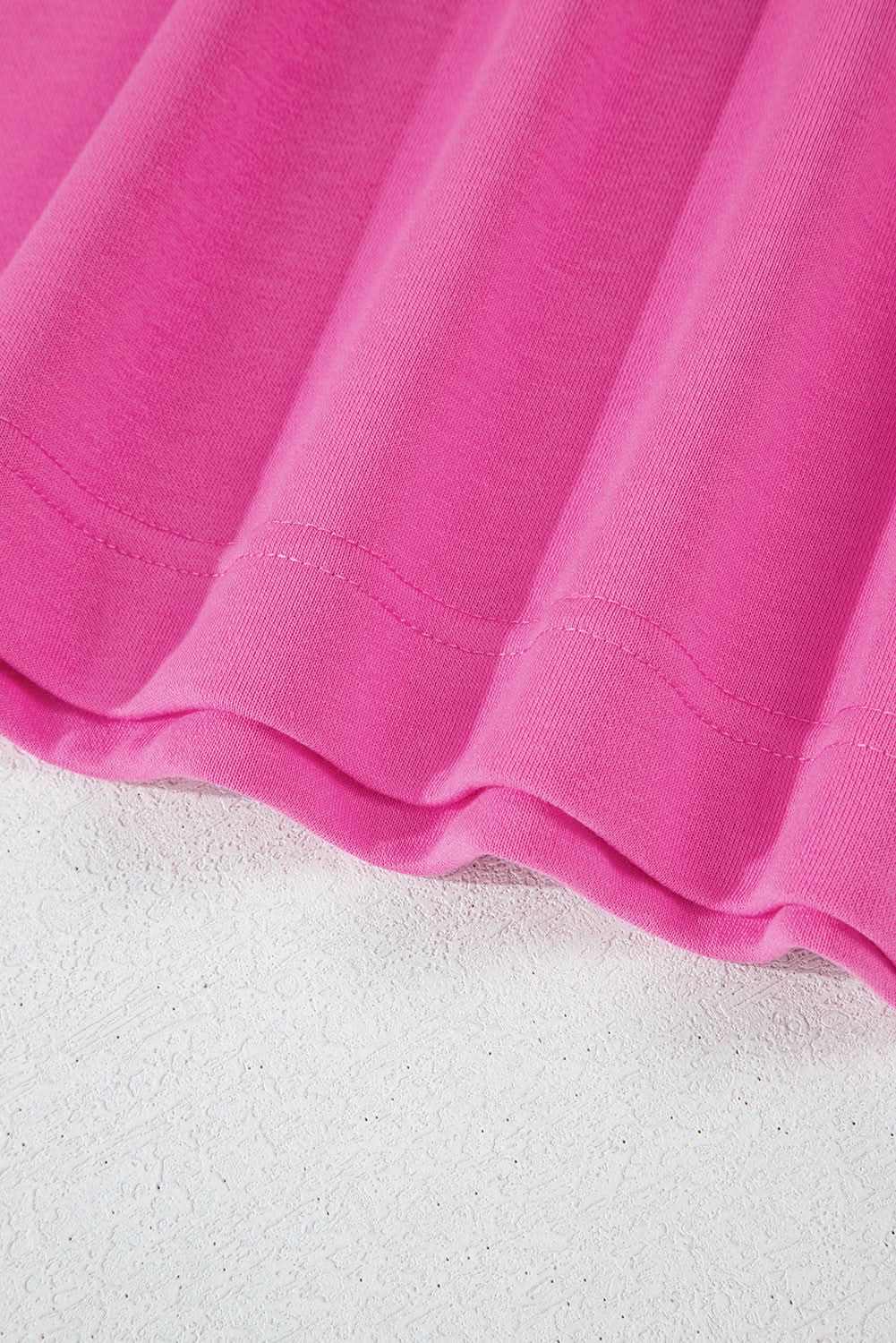 Love Salve Pink Hoodie Women's Daily Cropped Drawstring Winter Top