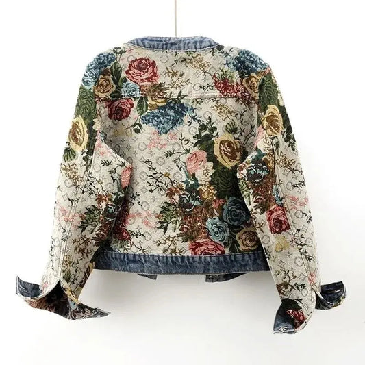 Loran Short Denim Jacket, view 2