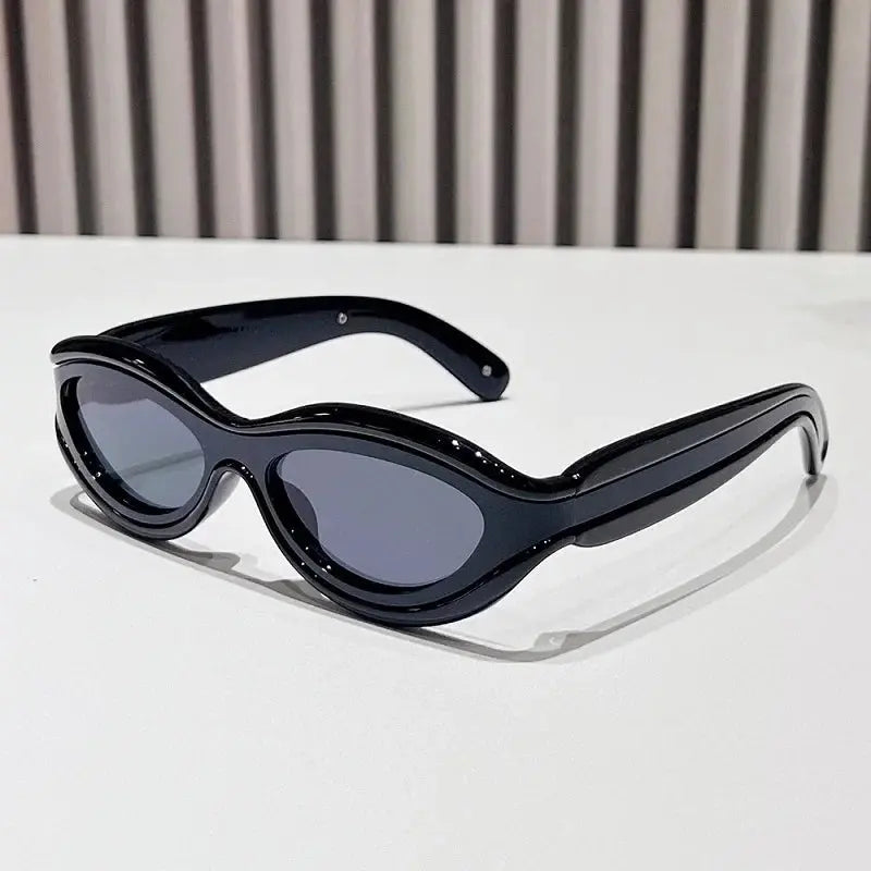 Sexikinis Swim Oval Cat Eye Sunglasses Women's Fashion Sun Protection Shades