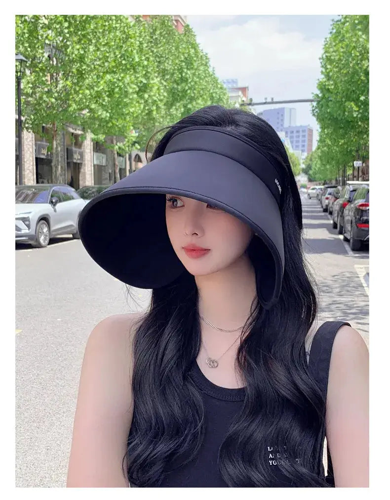 Sexikinis Swim Wide Brim Sun Visor Women's Summer Hat - UV Protection
