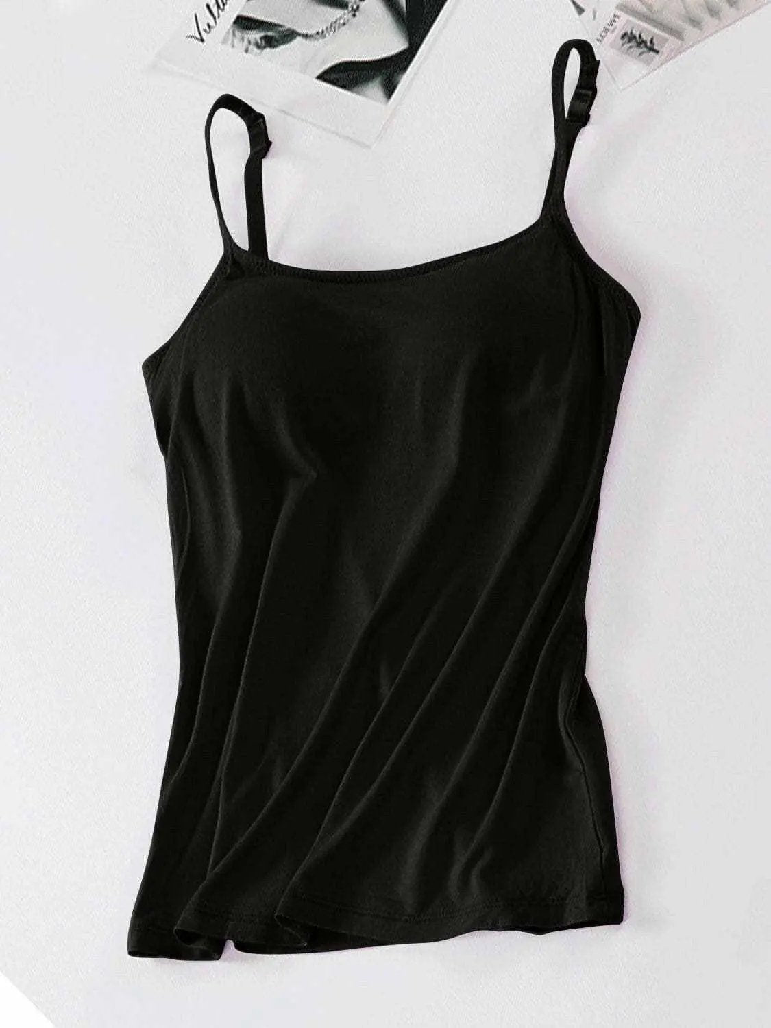 Trendsi just arrived - Scoop neck cami with adjustable straps