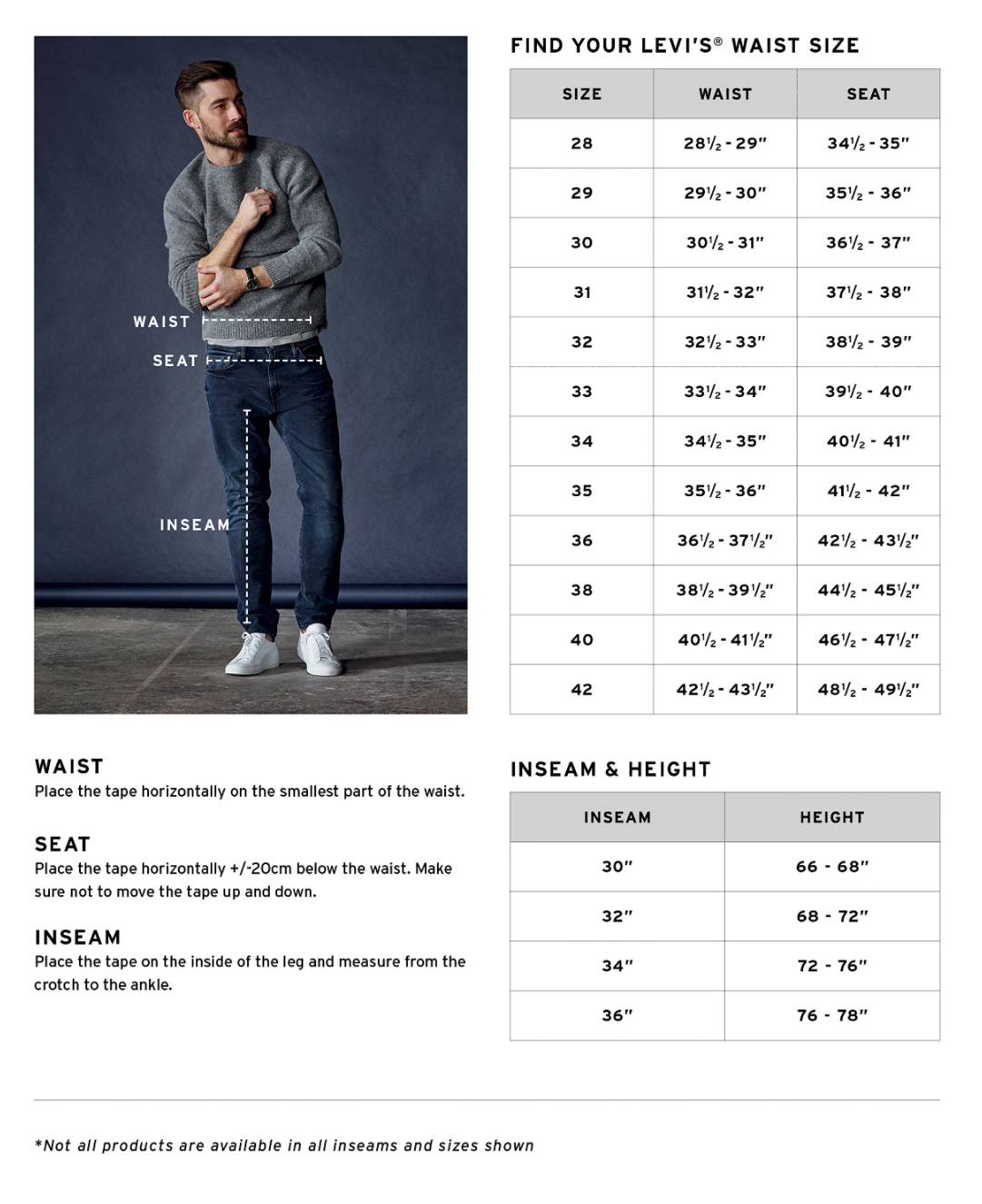 Mens Levi’s 501 Shrink To Fit Jeans