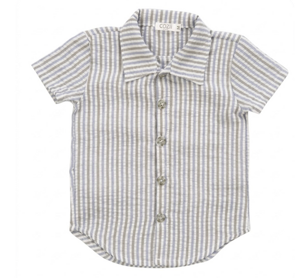 COZII - Short Sleeve Striped Shirt