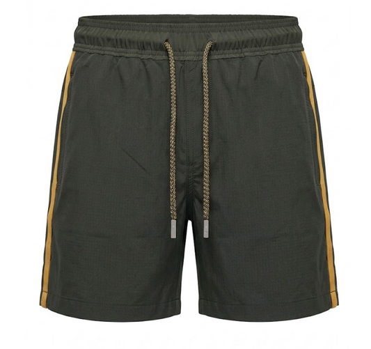 Pier St. Barths Hunter Green Swim Shorts