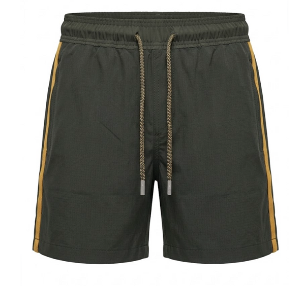 Pier St. Barths Hunter Green Swim Shorts