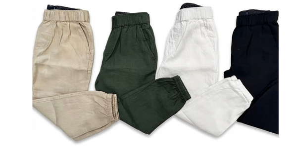 Pier st barths kids linen joggers