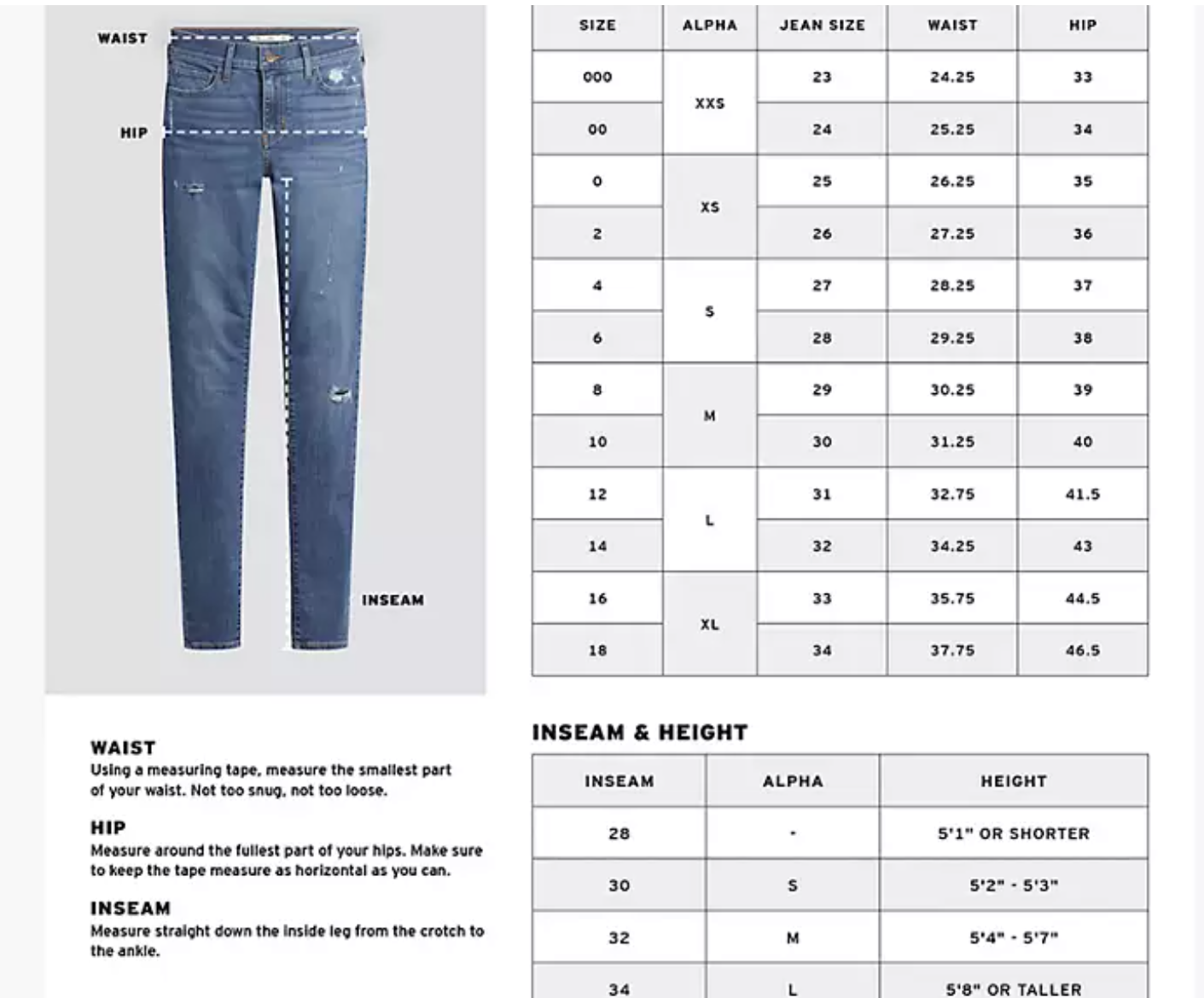Women's Levi's 311 Shaping Skinny